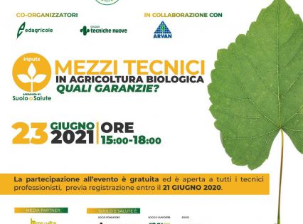Webinar "Mezzi tecnici in agricoltura biologica: quali garanzie?" , by Arvan - Fertilizzanti , scienza del suolo e dell'ambiente